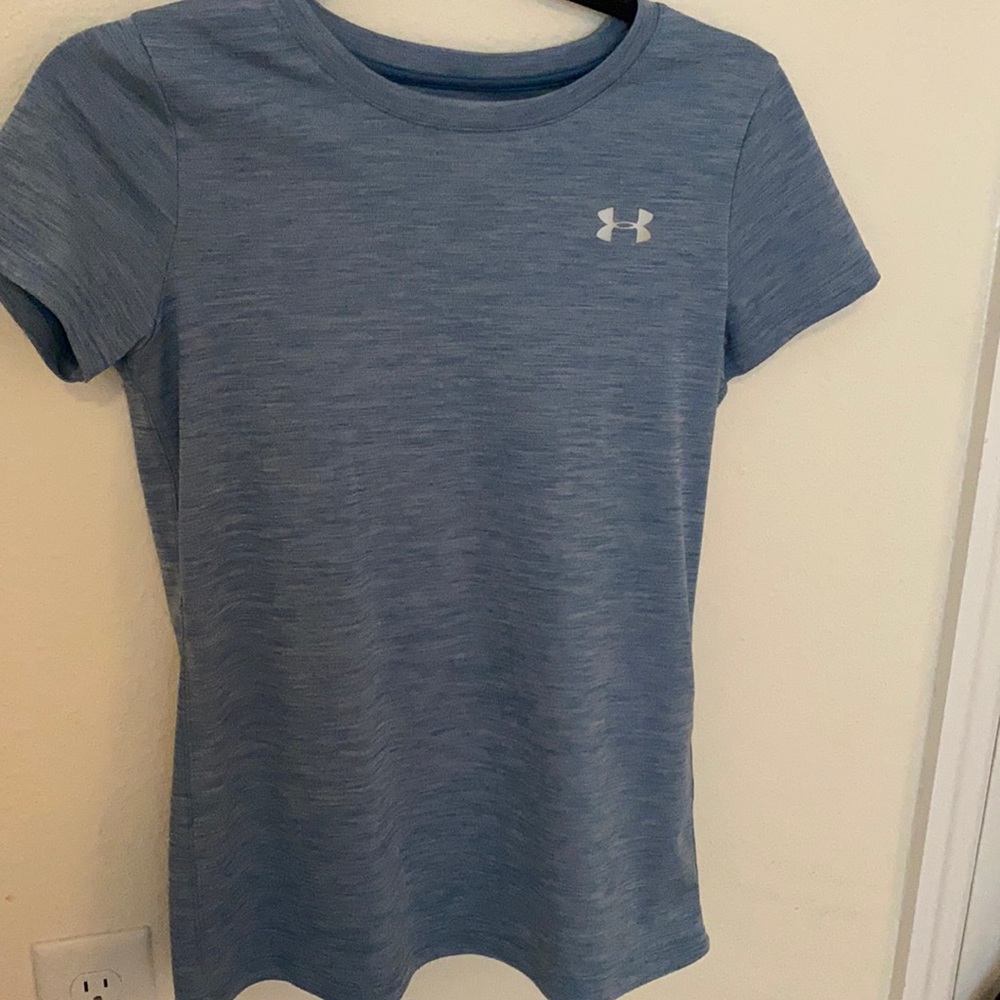 Girls Blue Under Armour T-Shirt